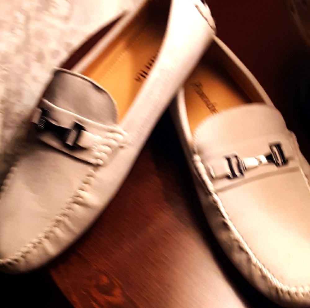 Tan loafers